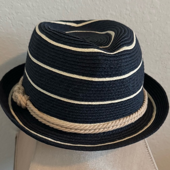 John Callanan Permanent Vacation Navy Blue Nautical Fedora One Size - Picture 6 of 9